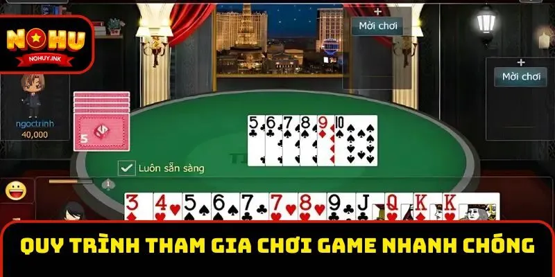 Quy trình tham gia chơi game khá nhanh chóng Quy trình tham gia chơi game khá nhanh chóng